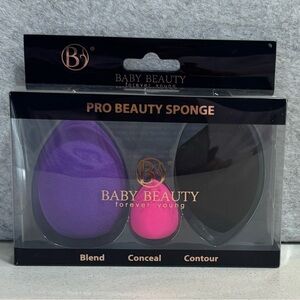 Baby Beauty Pro Beauty Sponge Set~Blend, Conceal & Contour. NIB
